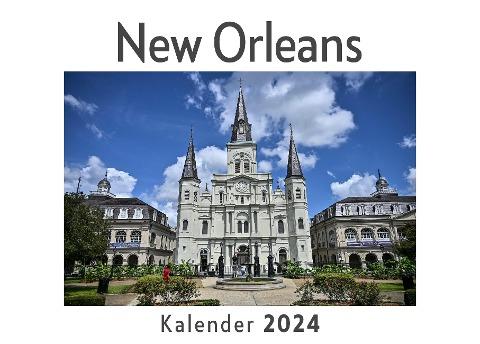 New Orleans (Wandkalender 2024, Kalender DIN A4 quer, Monatskalender im Querformat mit Kalendarium, Das perfekte Geschenk)