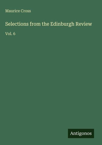 Selections from the Edinburgh Review