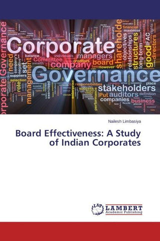 Board Effectiveness: A Study of Indian Corporates