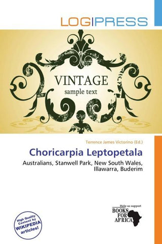 Choricarpia Leptopetala