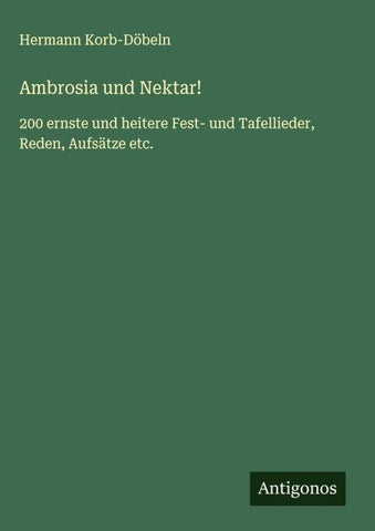 Ambrosia und Nektar!