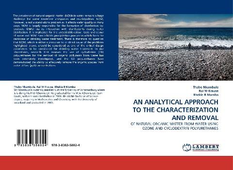 AN ANALYTICAL APPROACH TO THE CHARACTERIZATION AND REMOVAL