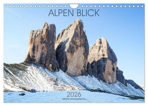 ALPEN BLICK (Wandkalender 2026 DIN A4 quer), CALVENDO Monatskalender