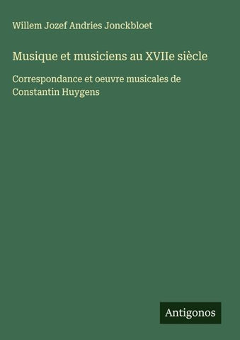 Musique et musiciens au XVIIe siècle