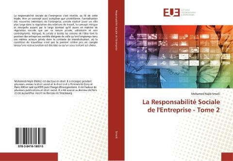 La Responsabilité Sociale de l'Entreprise - Tome 2