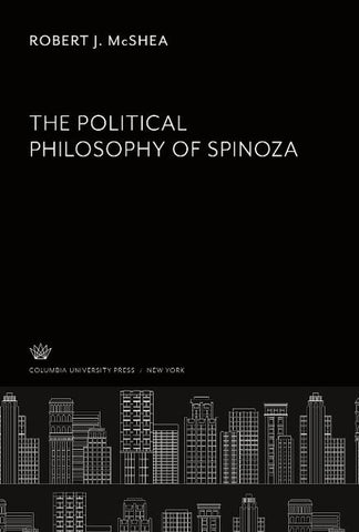 The Political Philosophy of Spinoza
