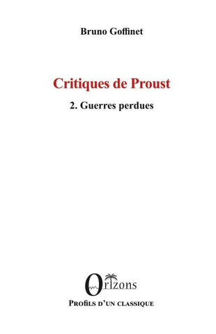 Critiques de Proust