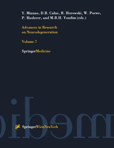 Advances in Research on Neurodegeneration