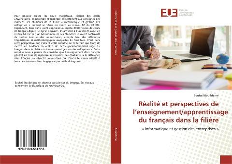 Réalité et perspectives de l'enseignement/apprentissage du français dans la filière