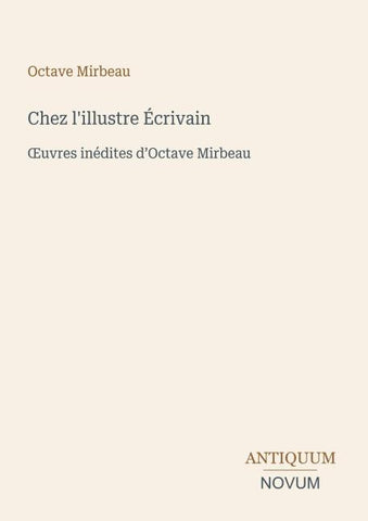 Chez l'illustre Écrivain