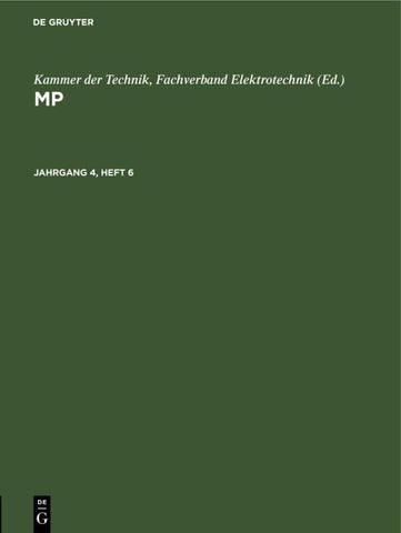 MP. Jahrgang 4, Heft 6