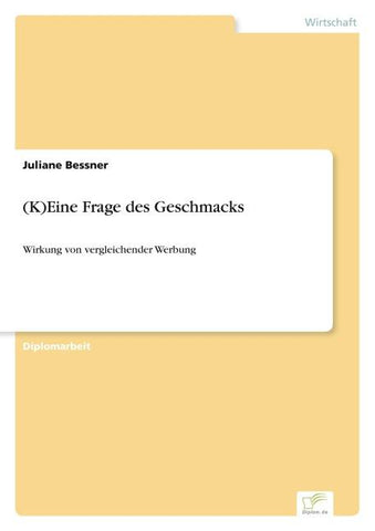(K)Eine Frage des Geschmacks
