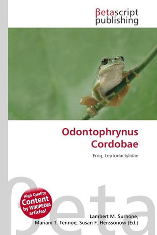 Odontophrynus Cordobae