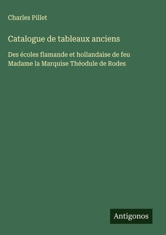 Catalogue de tableaux anciens