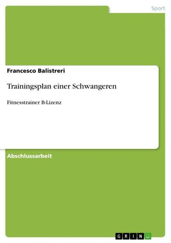 Trainingsplan einer Schwangeren