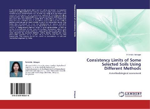 Consistency Limits of Some Selected Soils Using Different Methods
