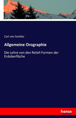 Allgemeine Orographie