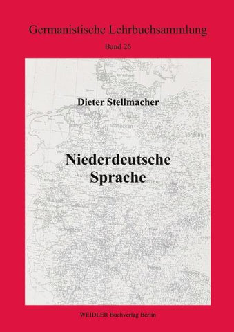Niederdeutsche Sprache