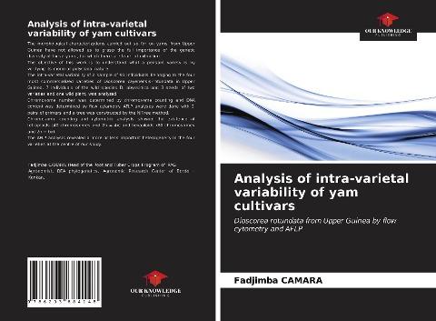 Analysis of intra-varietal variability of yam cultivars