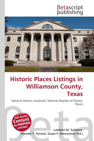 Historic Places Listings in Williamson County, Texas