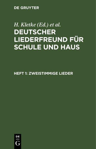 Zweistimmige Lieder
