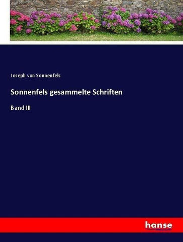 Sonnenfels gesammelte Schriften