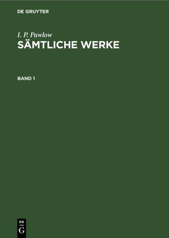 Sämtliche Werke. Band 1