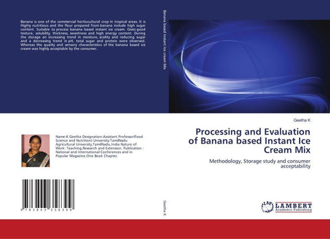 Processing and Evaluation of Banana based Instant Ice Cream Mix