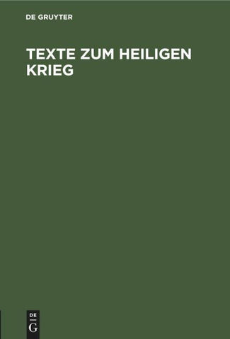 Texte zum Heiligen Krieg