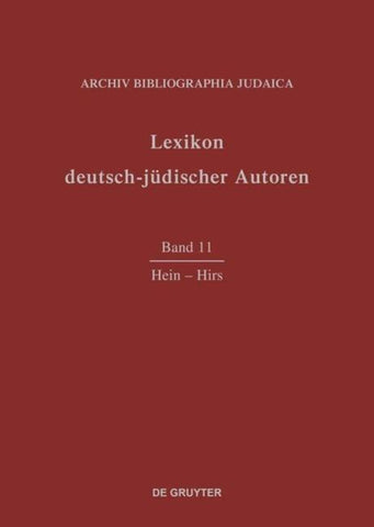 Lexikon deutsch-jüdischer Autoren / Hein-Hirs