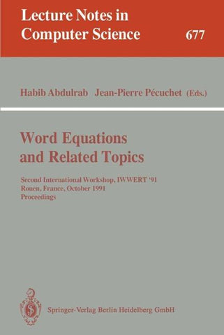 Word Equations and Related Topics