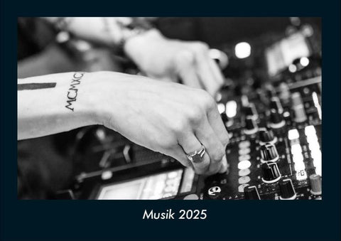 Musik 2025 Fotokalender DIN A4
