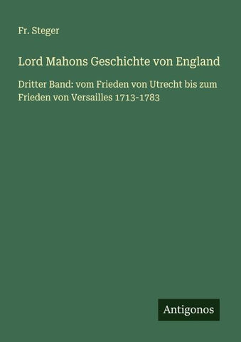 Lord Mahons Geschichte von England