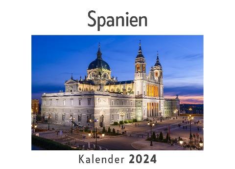 Spanien (Wandkalender 2024, Kalender DIN A4 quer, Monatskalender im Querformat mit Kalendarium, Das perfekte Geschenk)