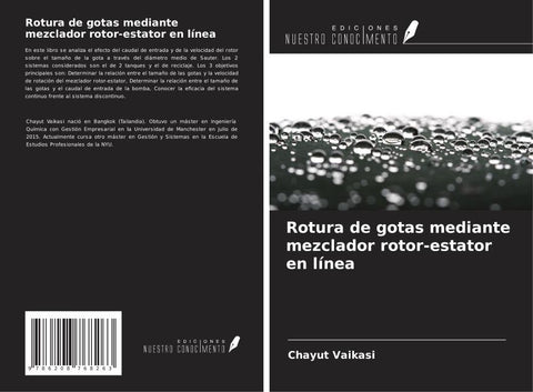 Rotura de gotas mediante mezclador rotor-estator en línea