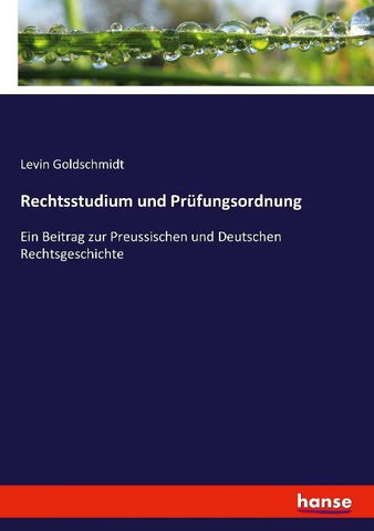 Rechtsstudium und Prüfungsordnung