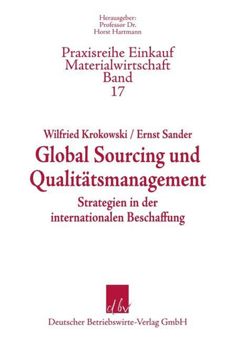 Global Sourcing und Qualitätsmanagment.