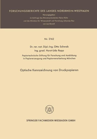 Optische Kennzeichnung von Druckpapieren