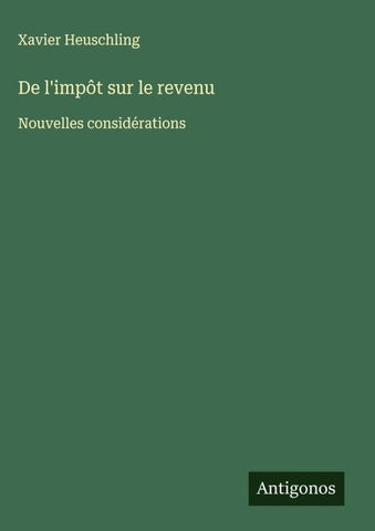 De l'impôt sur le revenu