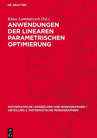 Anwendungen der linearen parametrischen Optimierung