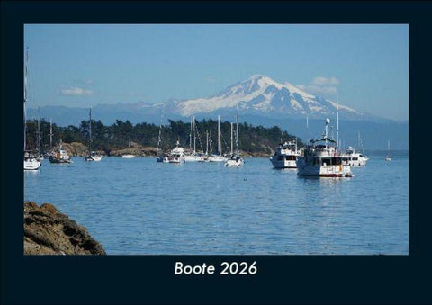 Boote 2026 Fotokalender DIN A5