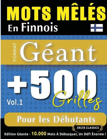 MOTS MÊLÉS EN FINNOIS FORMAT GÉANT