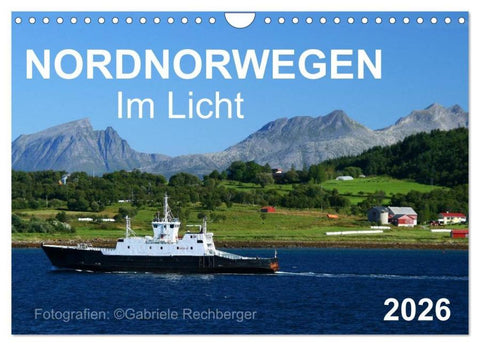 Nordnorwegen im Licht (Wandkalender 2026 DIN A4 quer), CALVENDO Monatskalender