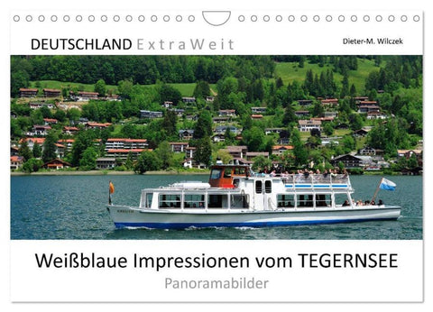 Weißblaue Impressionen vom Tegernsee (Wandkalender 2026 DIN A4 quer), CALVENDO Monatskalender