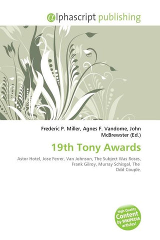 19th Tony Awards