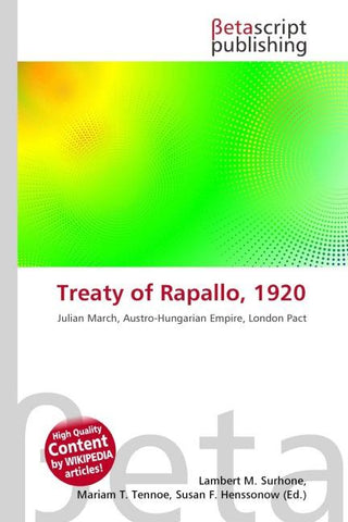 Treaty of Rapallo, 1920