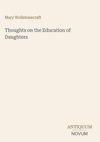 Thoughts on the Education of Daughters