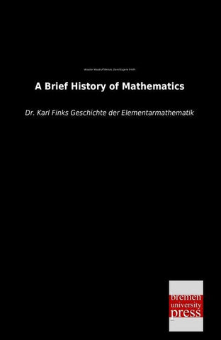 A Brief History of Mathematics