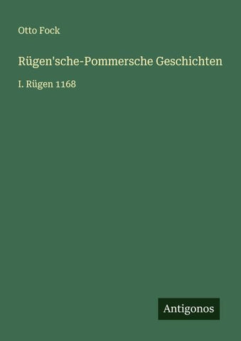 Rügen'sche-Pommersche Geschichten