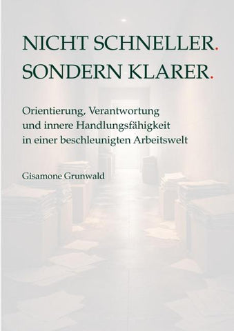 Nicht schneller. Sondern klarer.